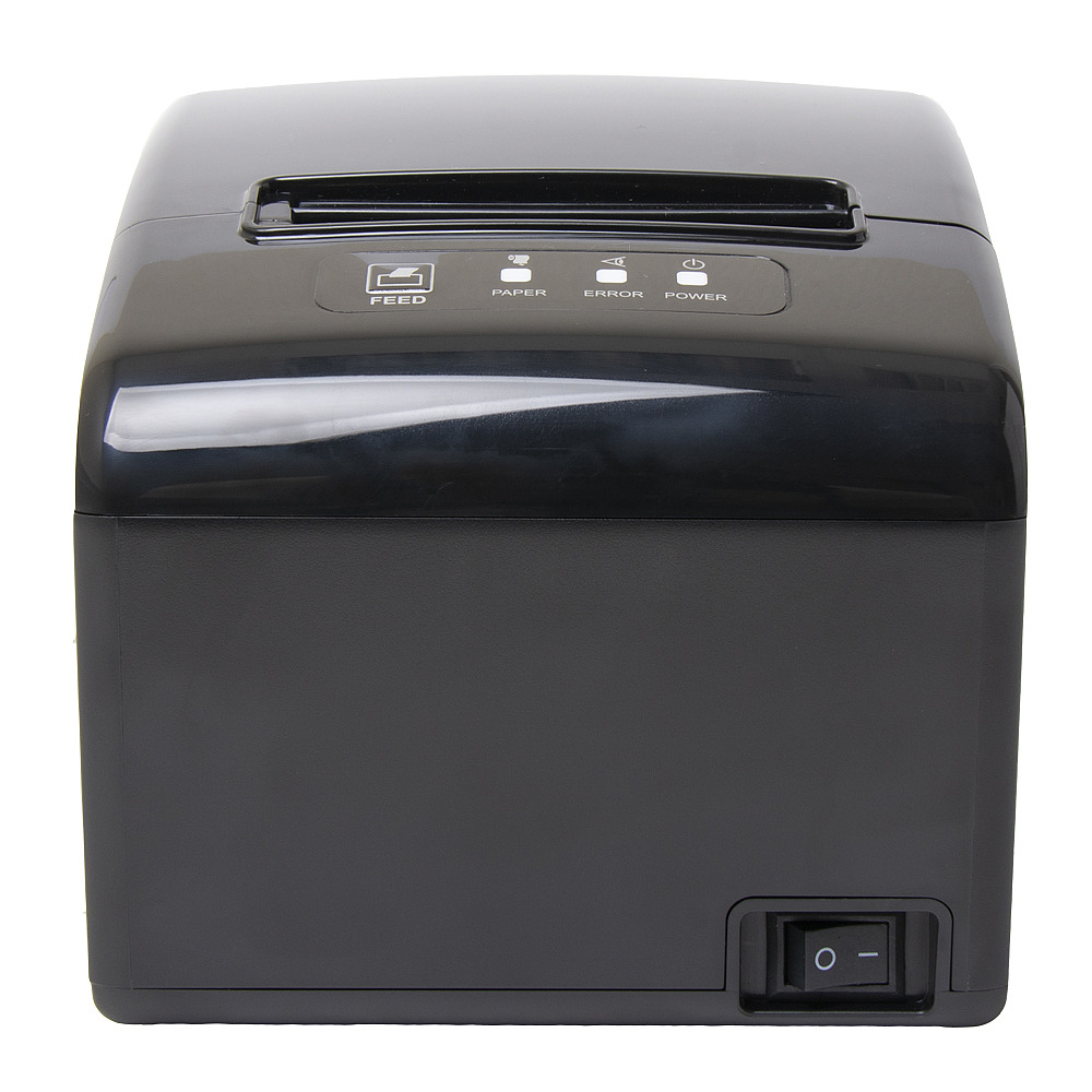 Чековый принтер POSCenter RP-100 USE (80мм,260мм/сек,автоотрез,звуковой сигнал RS232+USB+LAN)черный