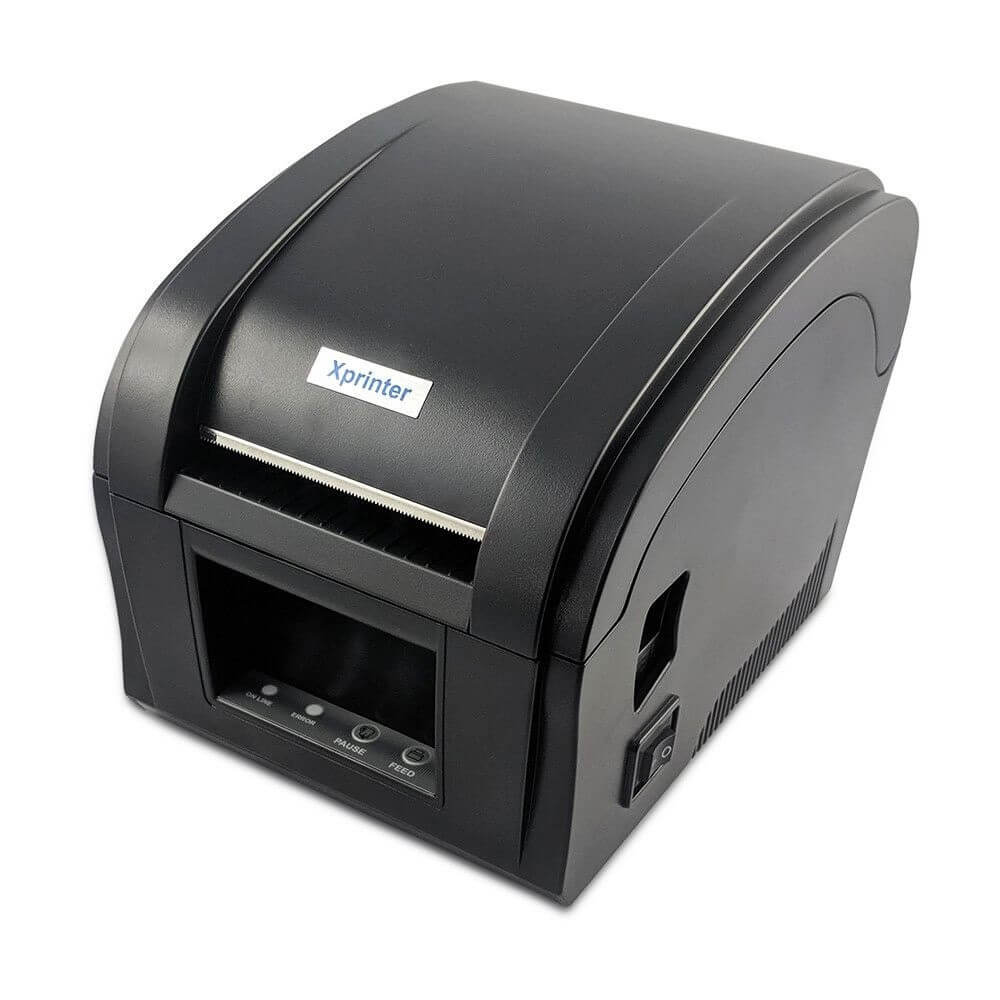 Принтер этикеток / чеков X-Printer XP-360B, чёрный (76 мм, Ø 75 мм., 203 dpi, 127 мм/сек, USB)